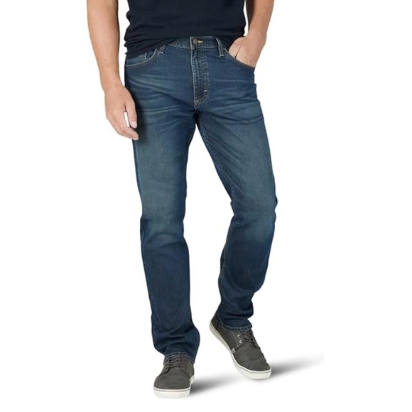 Adam Levine Collection Men's Dark Blue Slim Straight Jeans - Picture 1 of 11
